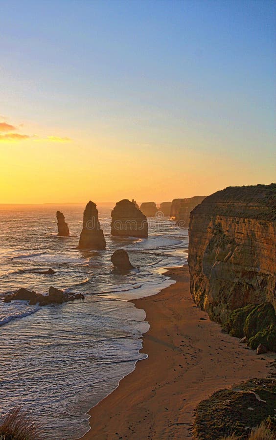 12 apostelen Grote Oceaanweg Australië royalty-vrije stock foto 12 apostelen Grote Oceaanweg Australië royalty-vrije stock foto