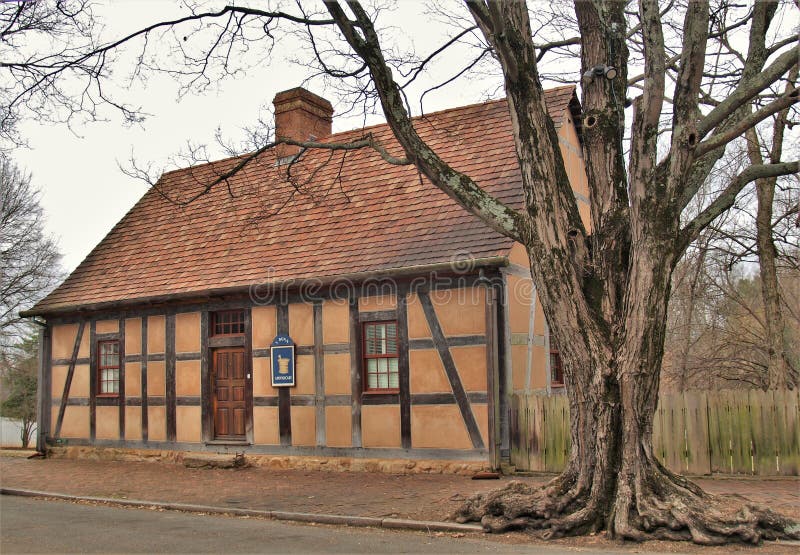 Apotekare i gamla Salem Museum & trädgårdar royaltyfri foto Apotekare i gamla Salem Museum & trädgårdar royaltyfri foto