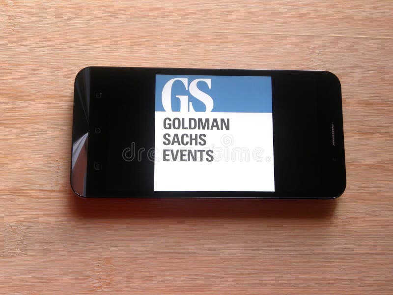 App di Goldman Sachs fotografie stock App di Goldman Sachs fotografie stock