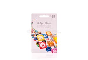 App Store Gift Card Editorial Stock Image Image Of Dollar 17930194