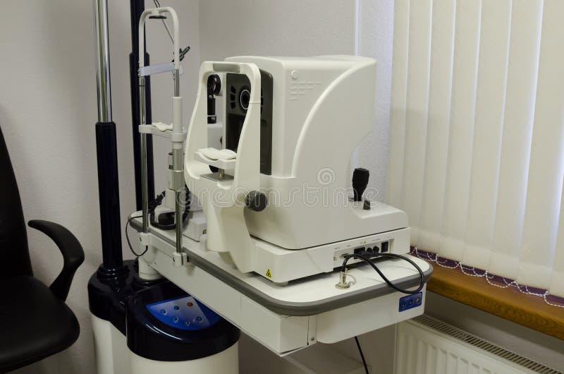 Apparatus for Measurement of Vision Stock Image Image of eyesight
