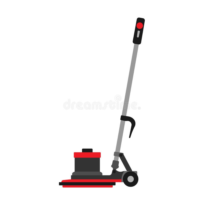 Apparatuur voor de reiniging van de vloerbuffermachine Vector business wash janitorial home Winkel met mop-schrobber