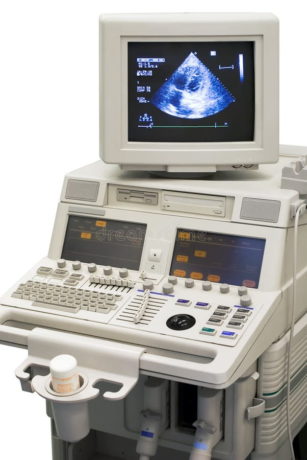 Apparecchio medico ultrasonico immagini stock