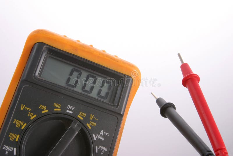 Appareil de contrôle électrique de multimètre image libre de droits Appareil de contrôle électrique de multimètre image libre de droits