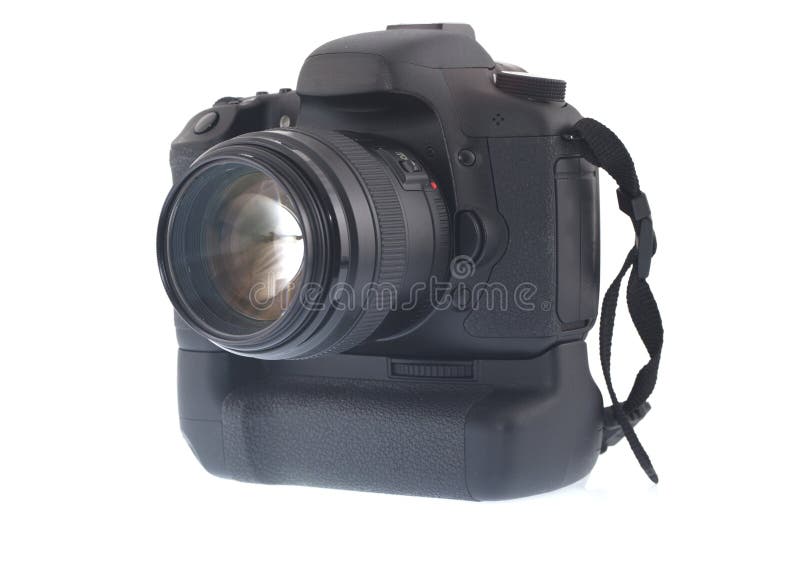 Appareil photo numérique de DSLR photo libre de droits Appareil photo numérique de DSLR photo libre de droits