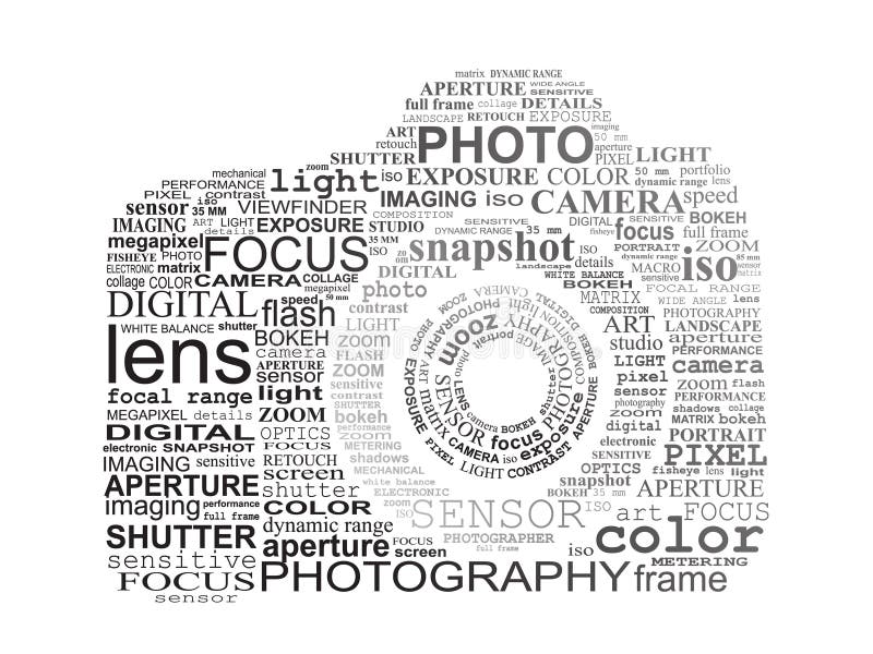Appareil-photo typographique de SLR. illustration de vecteur Appareil-photo typographique de SLR. illustration de vecteur