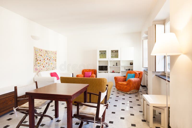 Appartement intérieur et bel photographie stock Appartement intérieur et bel photographie stock