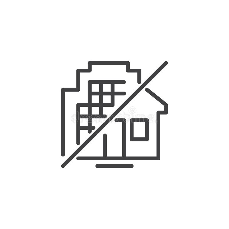 Appartements et icône d'ensemble de maison illustration de vecteur Appartements et icône d'ensemble de maison illustration de vecteur