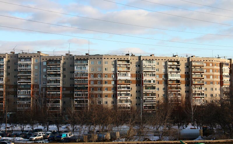 Residential Building in a War Zone in the Donetsk Region, Khartsyzk ...