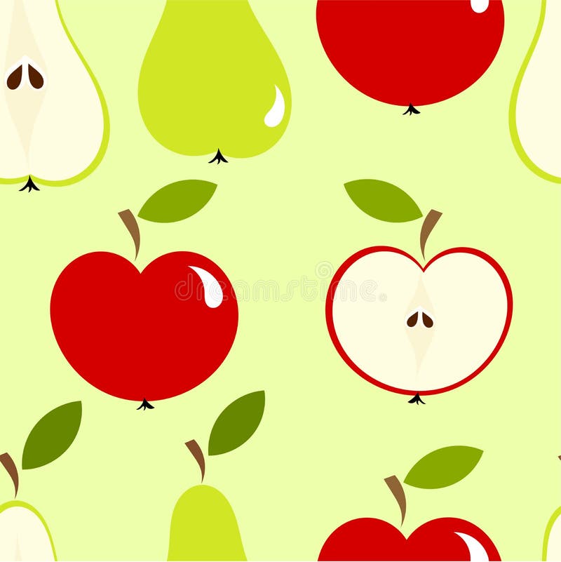 Appels en peren vector illustratie