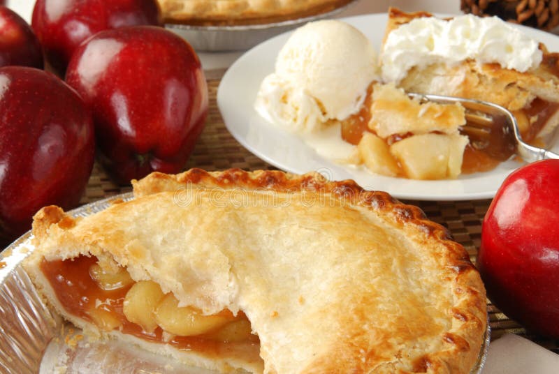 Appeltaart royalty-vrije stock foto's