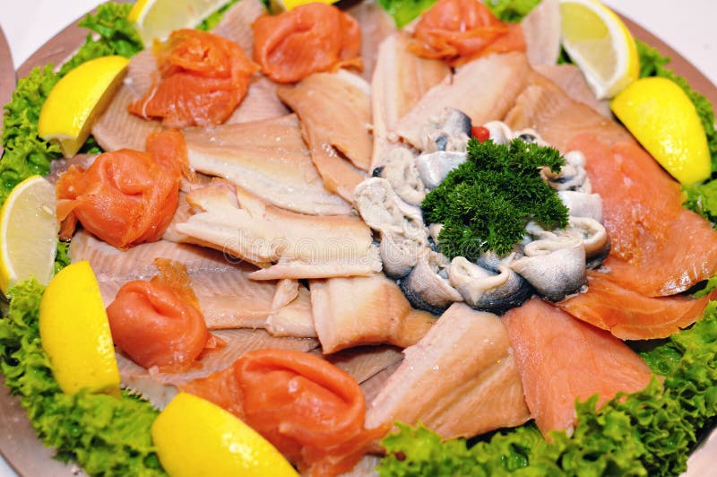 Appetizer fish stock photo. Image of fish, lemon, light 28313974