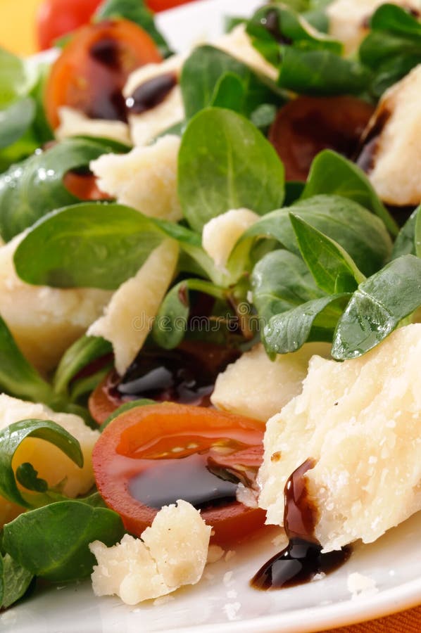 Parmesan Cheese with Balsamic Vinegar Stock Image Image of food