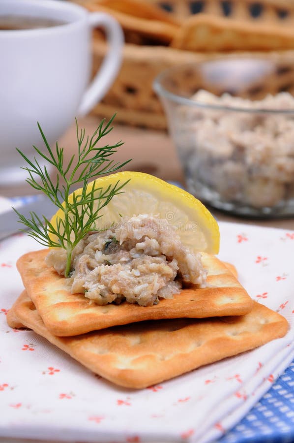 Appetizer of Pate Herring (forshmak) Stock Image Image of hour
