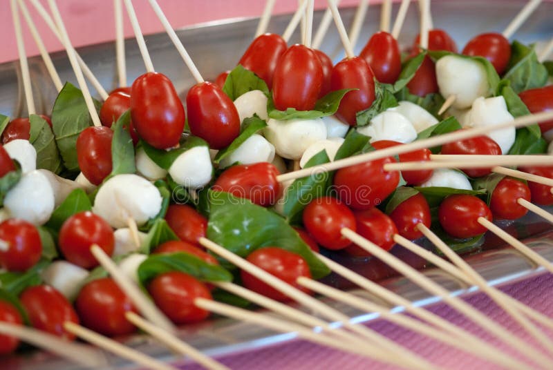 Appetizers at a Party stock image. Image of healthy, closeup 18346931