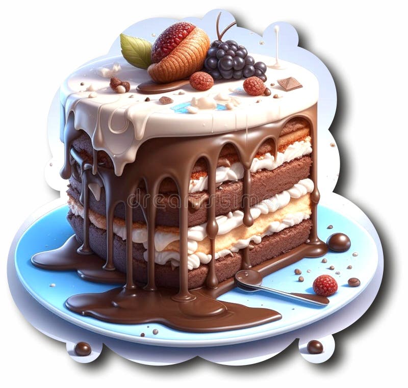 New Year Chocolate Cake – Magic Bakers, Delicious Cakes