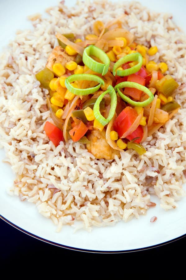 Appetizing rice dish stock image. Image of health, closeup 18692441