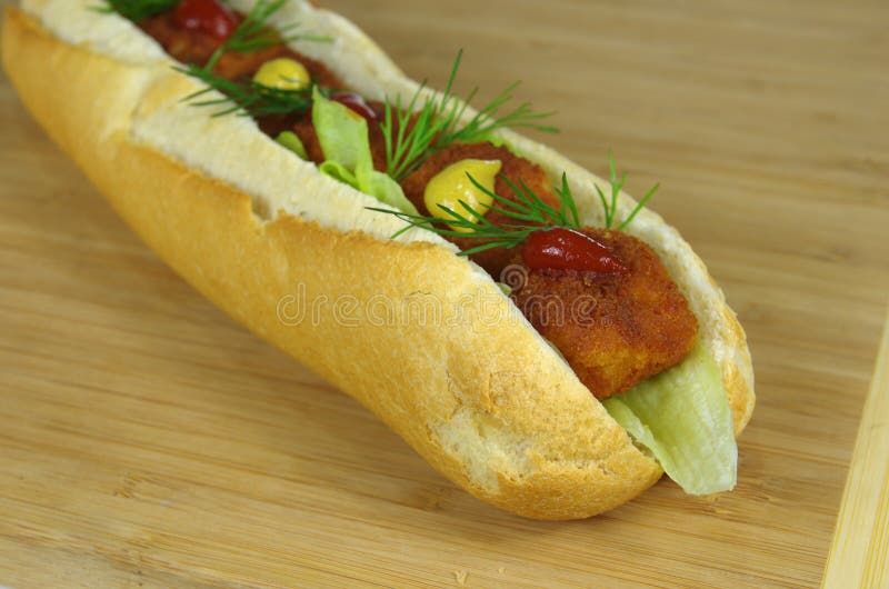 Appetizing sandwich royalty free stock photos