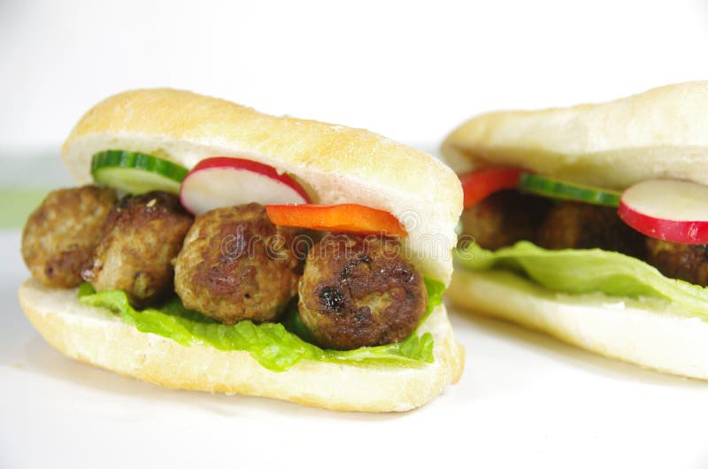 Appetizing sandwich royalty free stock photos