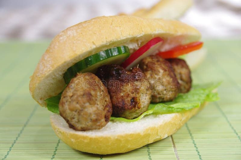 Appetizing sandwich royalty free stock photo