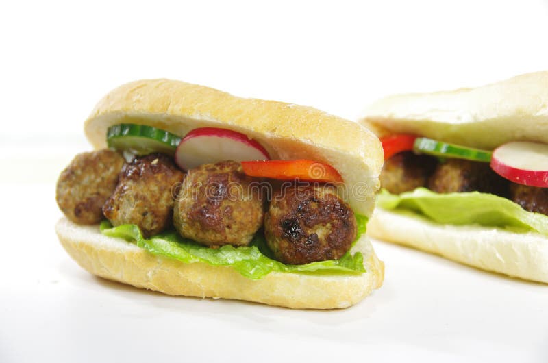 Appetizing sandwich stock photo