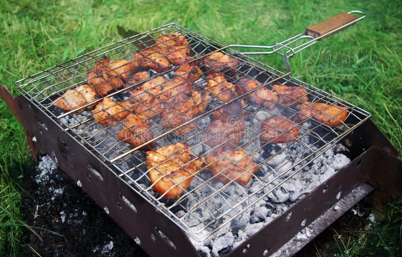 Appetizing shashlik