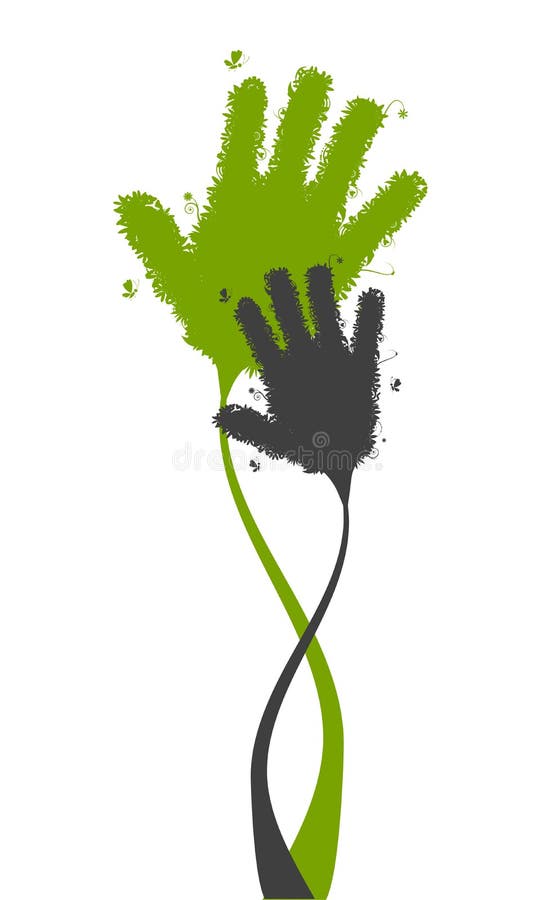 Applause, male and female hand vector illustration Applause, male and female hand vector illustration