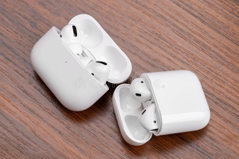 Download Apple AirPods Pro On A White Background. Editorial Photo ...