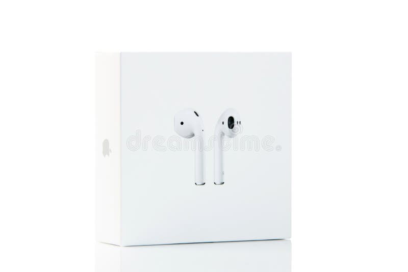 Apple airpods in white box