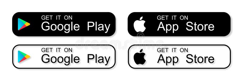 Apple App Store和google Play Store 下载应用程序按钮 白色背景中设置的孤立黑色图标 下载移动编辑类图片 插画包括有技术 阿帕卢萨马 Apple App Store和google Play Store 下载应用程序按钮 白色背景中设置的孤立黑色图标 下载移动编辑类图片 插画包括有技术 阿帕卢萨马