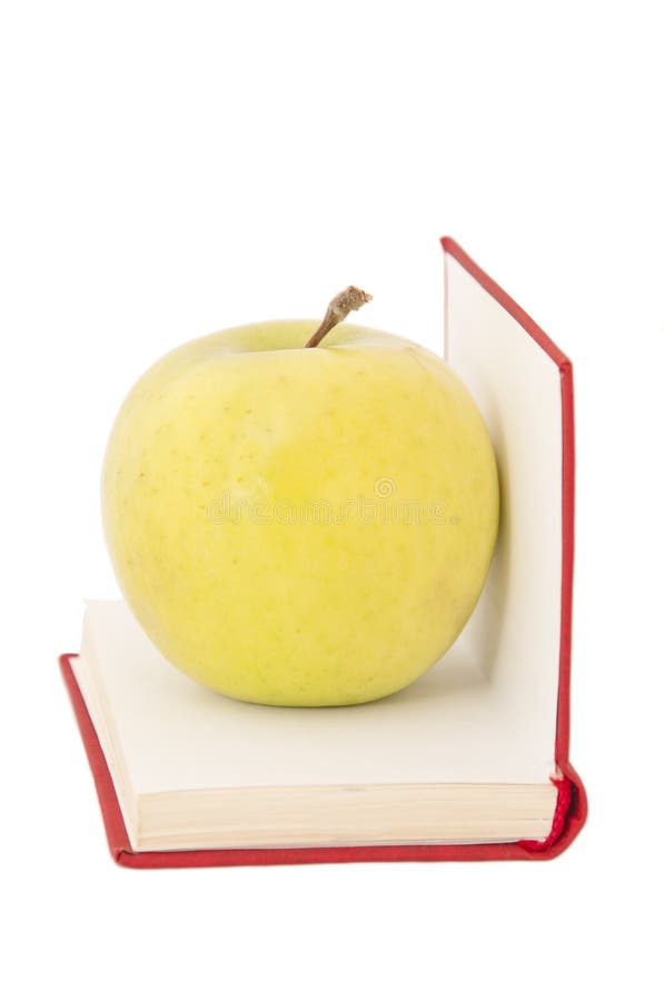 Apple on book