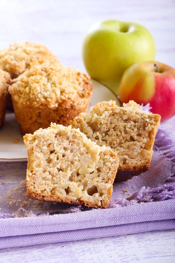 Apple buttermilk muffins stock image. Image of baked 37945191