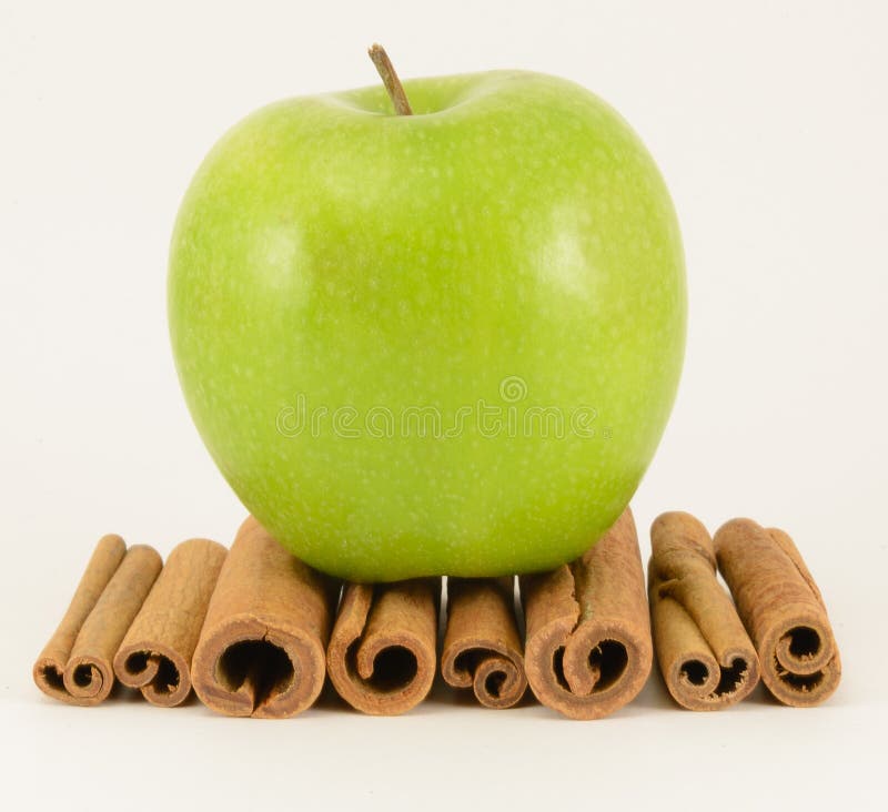 Apple Cinnamon Granny Smith Stick Stock Photos Free & RoyaltyFree