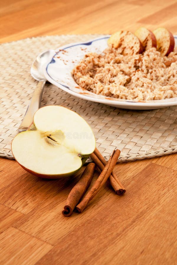 Apple Cinnamon Porridge stock photo. Image of cinamon 9055676
