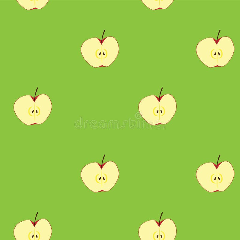 Isolated red apple clipart stock illustration. Illustration of fruits ...