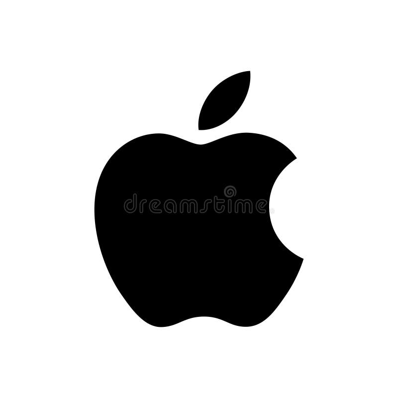 Apple Company Logo Vector Printable Editorial Photo - Illustration ...
