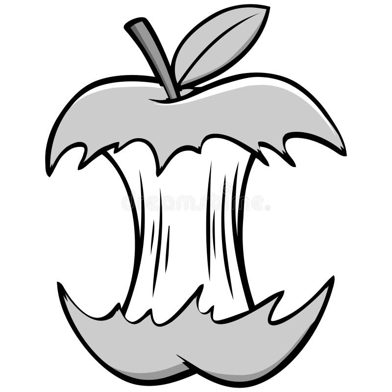 Rotting Apple Stock Illustrations 139 Rotting Apple Stock