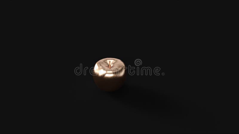 Apple de bronze 3 ilustração royalty free Apple de bronze 3 ilustração royalty free