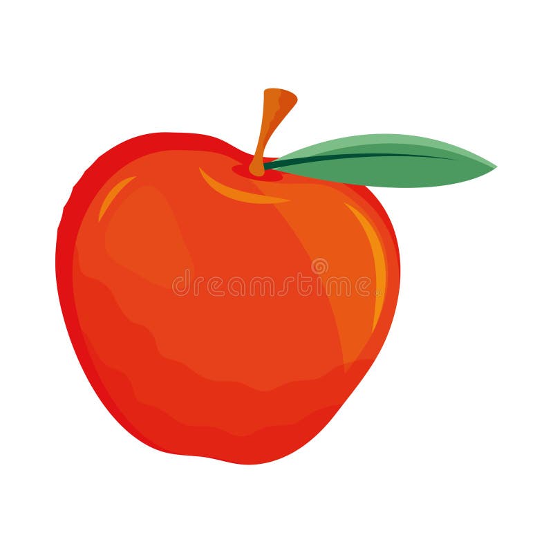 Apple fruit icon stock vector. Illustration of natural 268975968