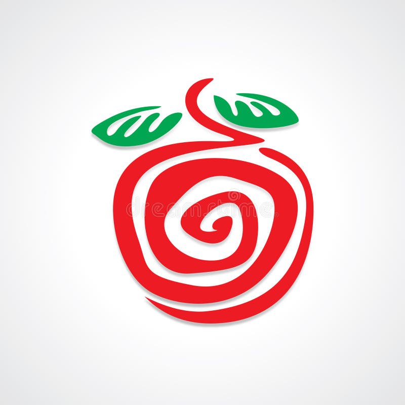 Apple logo element and graphic. Apple logo element and graphic