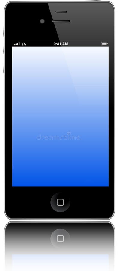 Apple Iphone illustration stock
