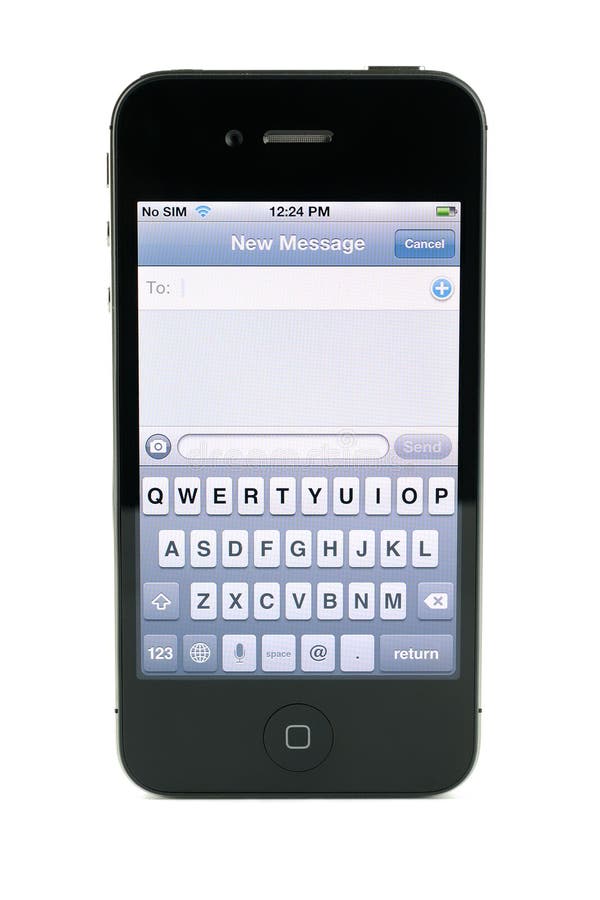 Apple iPhone 4s Textmeldung