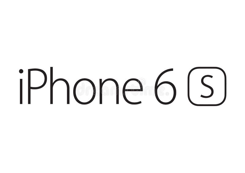 Apple IPhone 6S Logo editorial photo. Illustration of apple ...