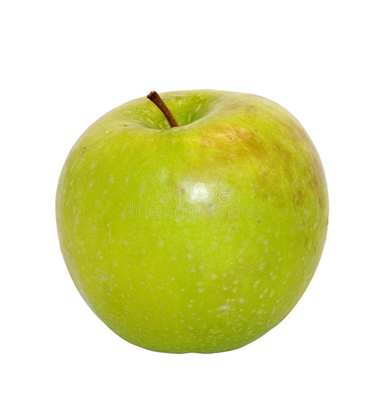 Spots on Apple Skin. Symptoms of Fungal Disease Apple Scab Caused by