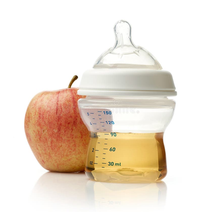 Juice in baby bottle stock image. Image of fruit, bottle 83721955