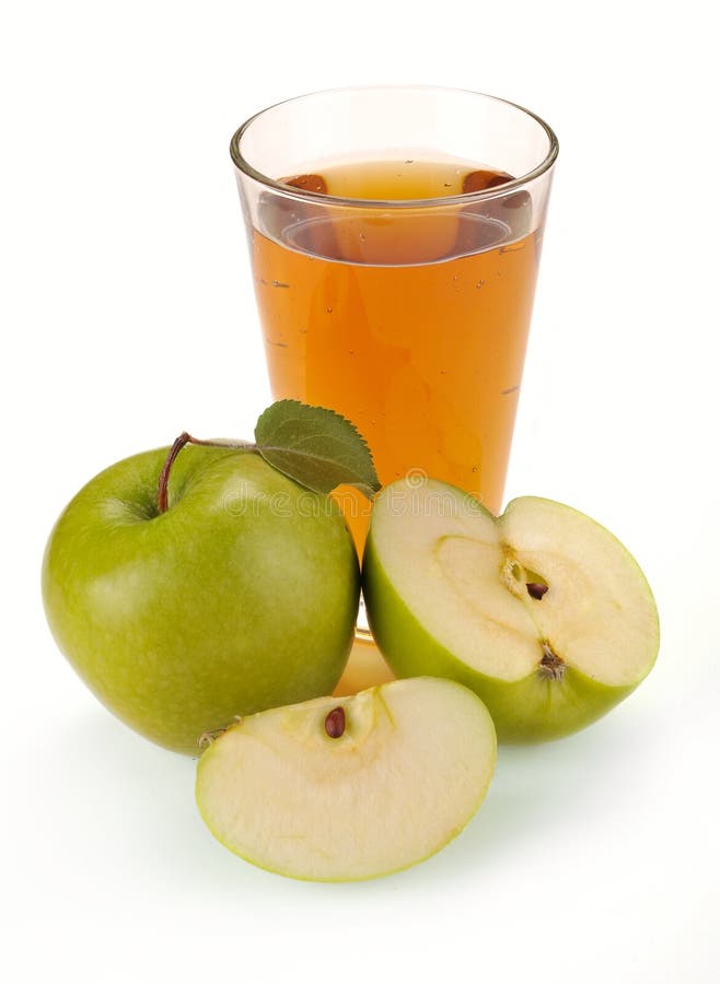 Apple juice and fruit