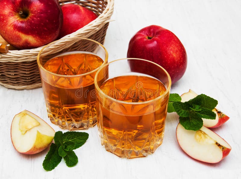 Apple juice stock photo. Image of food, leaf, refreshment 49763344