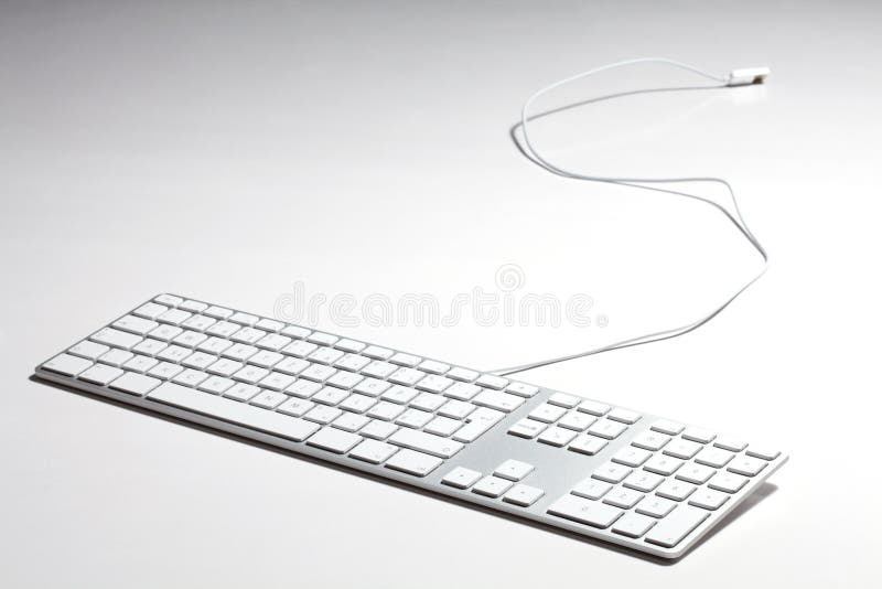 Apple keyboard stock photo