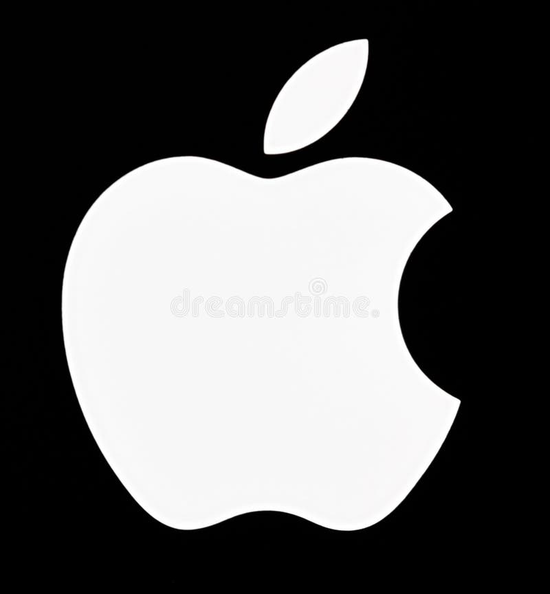 Apple Logo editorial photography. Image of black, bite - 19106337