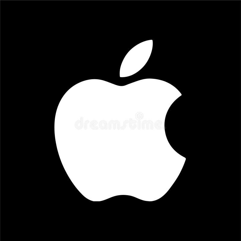Apple Logo Editorial Vector Illustration Editorial Photo - Illustration ...